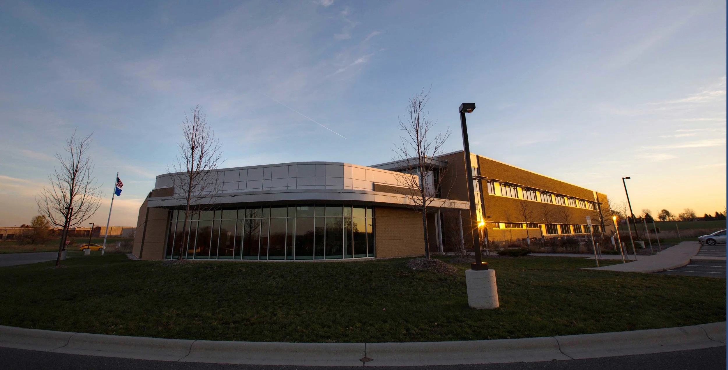 Exterior of Whitewater University Innovation Center at Dusk.jpg