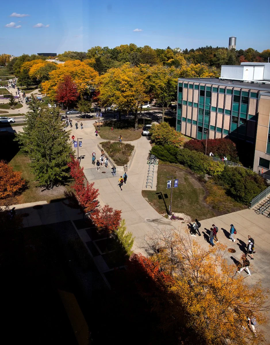 University of Wisconsin – Whitewater Campus in Fall