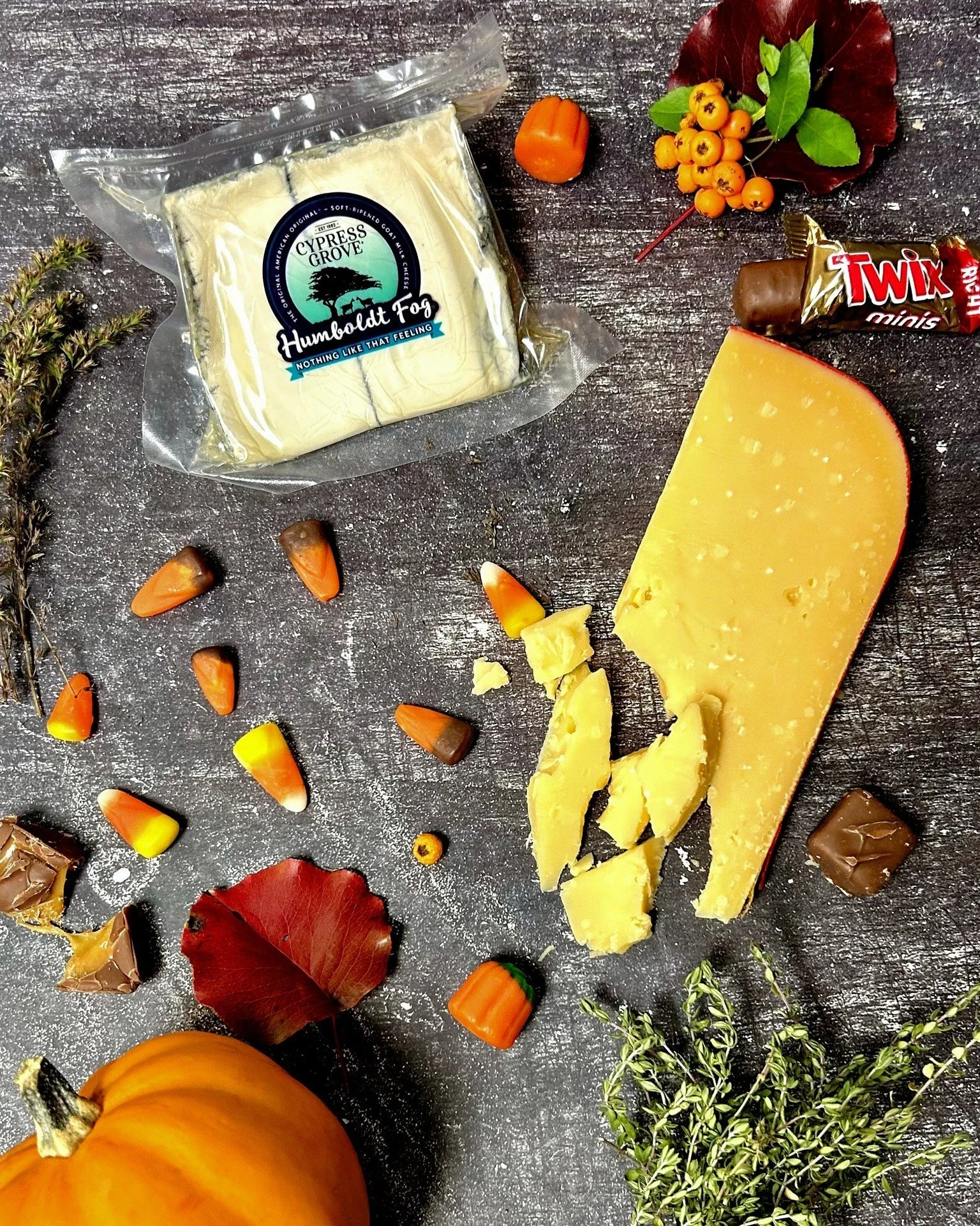 Whether you're skimming off the top of your kids' baskets or taking bites between trick-or-treaters, beware these delicious combos! We did the &ldquo;hard work&rdquo; of tasting through a bunch of cheese and candy to bring you the most haunting pairi
