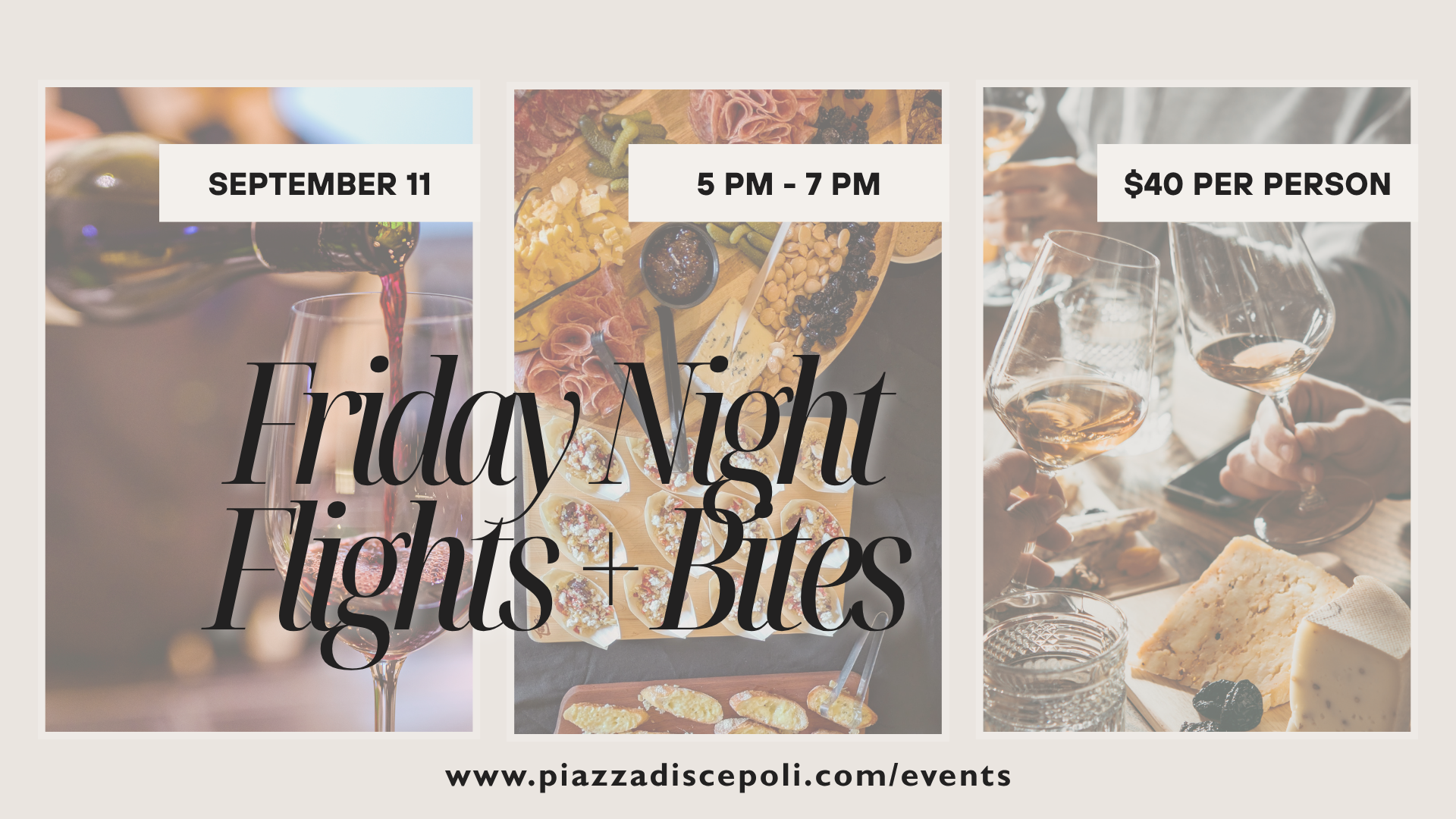 September Flights + Bites