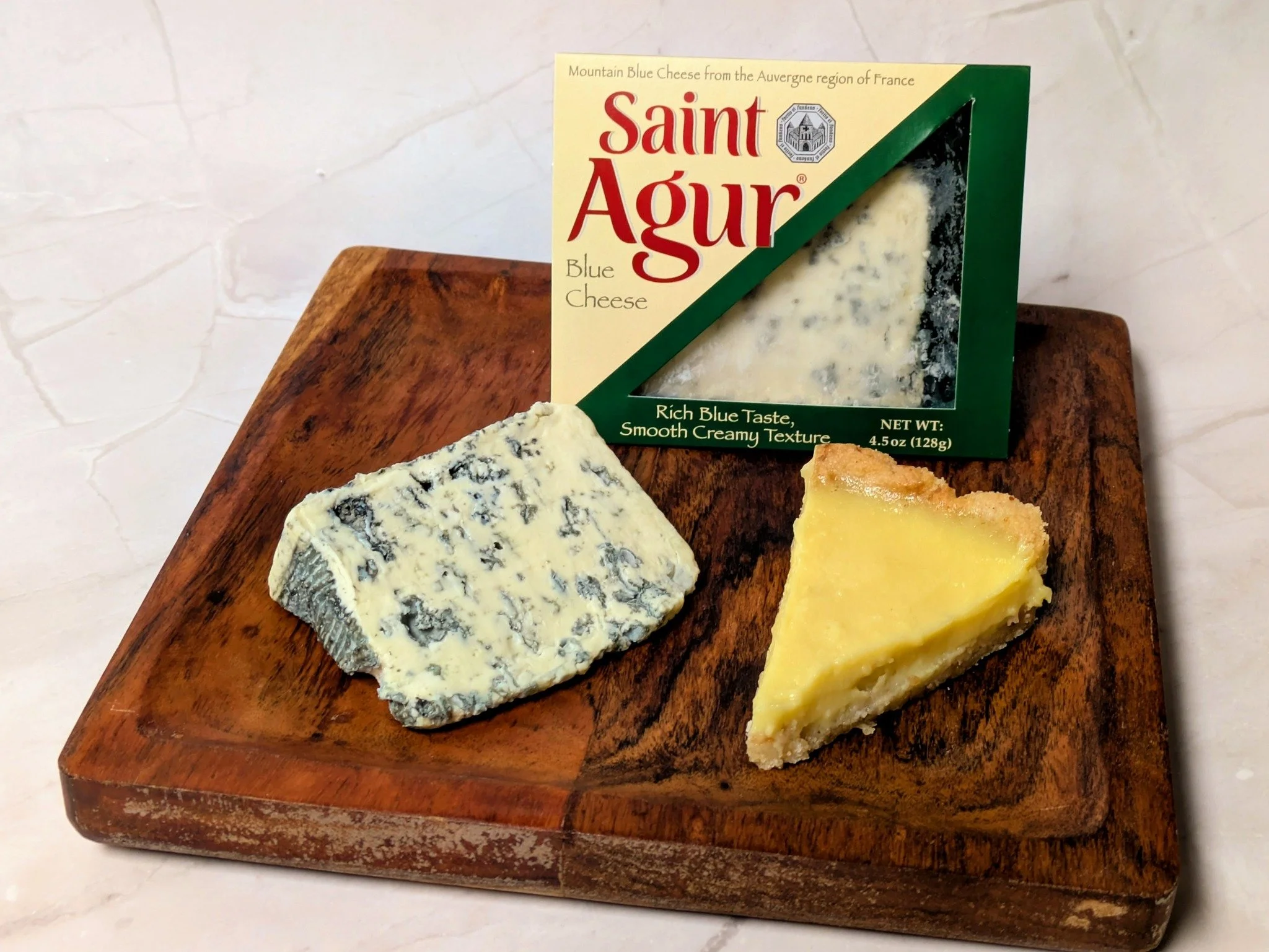 Looking for a little something different to pair with fruit and sweets? Or how about something new to spread on burgers or steaks? 🍔 Saint Agur is a blue cheese worth getting to know. This rich, creamy blue cheese comes from France's Auvergne region