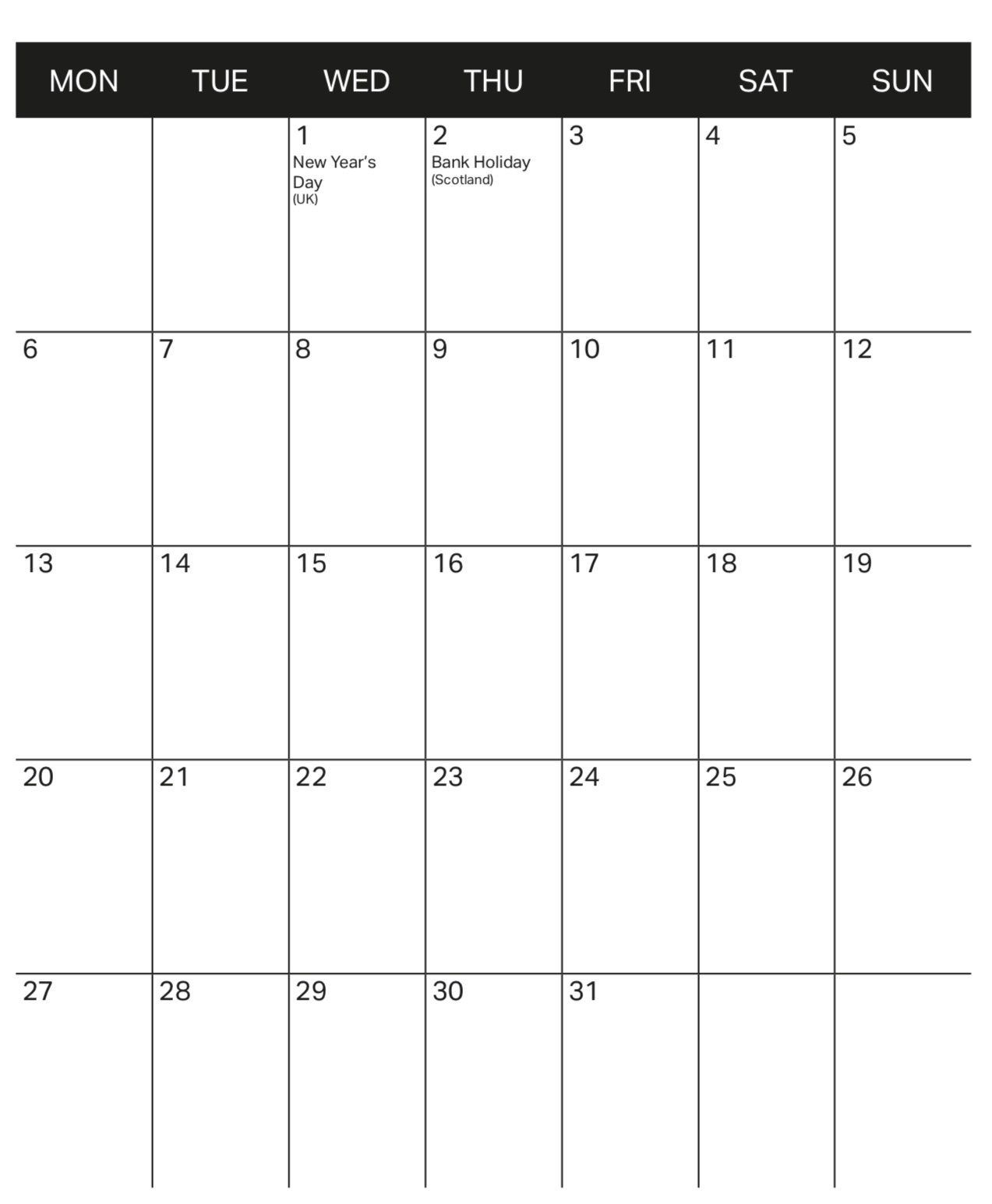 An example image of the 2025 Manchester Calendar featuring Andy Mallins stunning aerial photography.