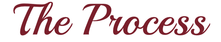 Text that says "The Process" in cursive font on a dark background.