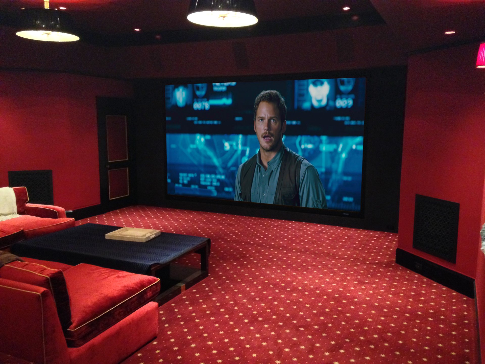 Stretched-Fabric Walls over Acoustic Treatment