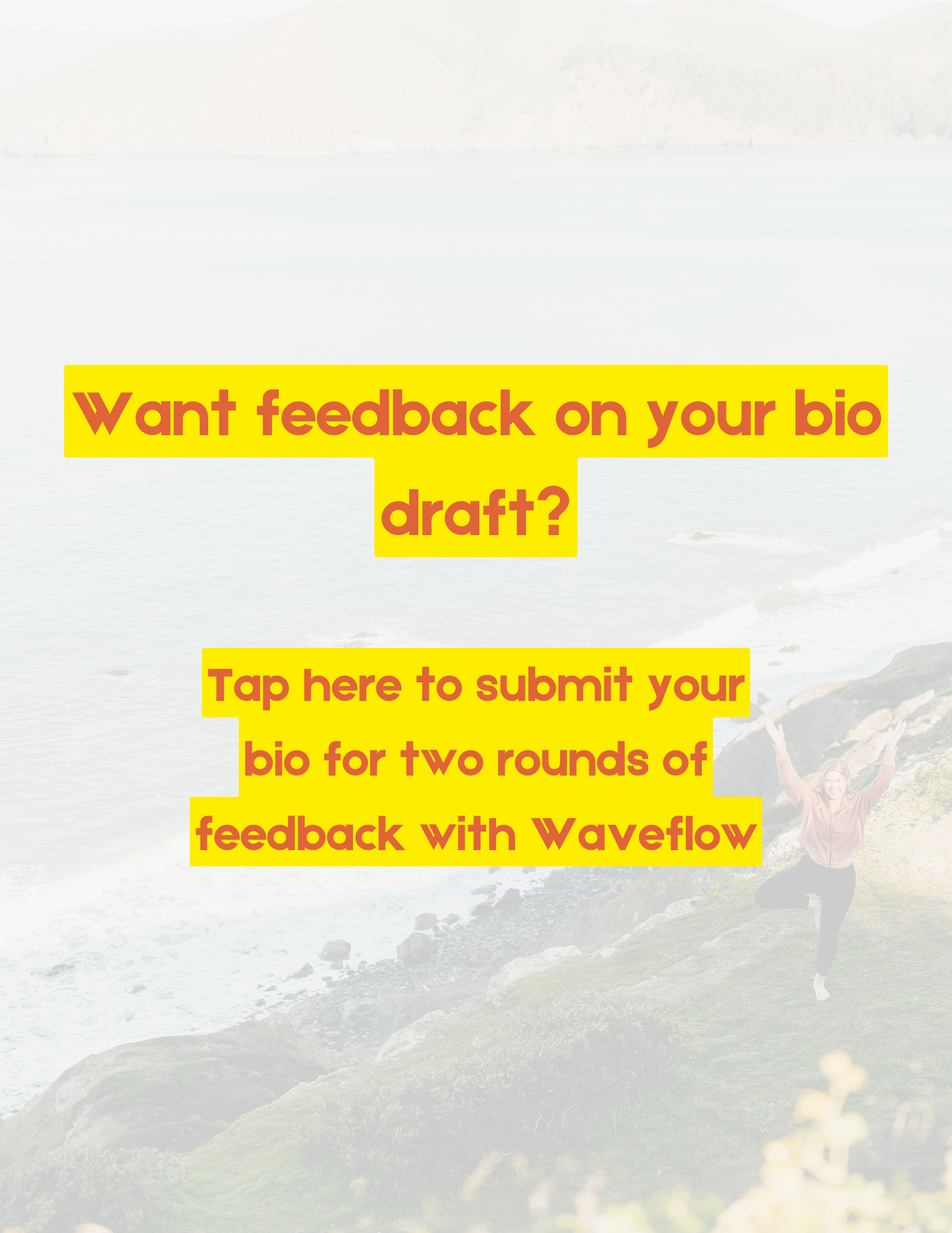 Get feedback on your yoga teacher bio