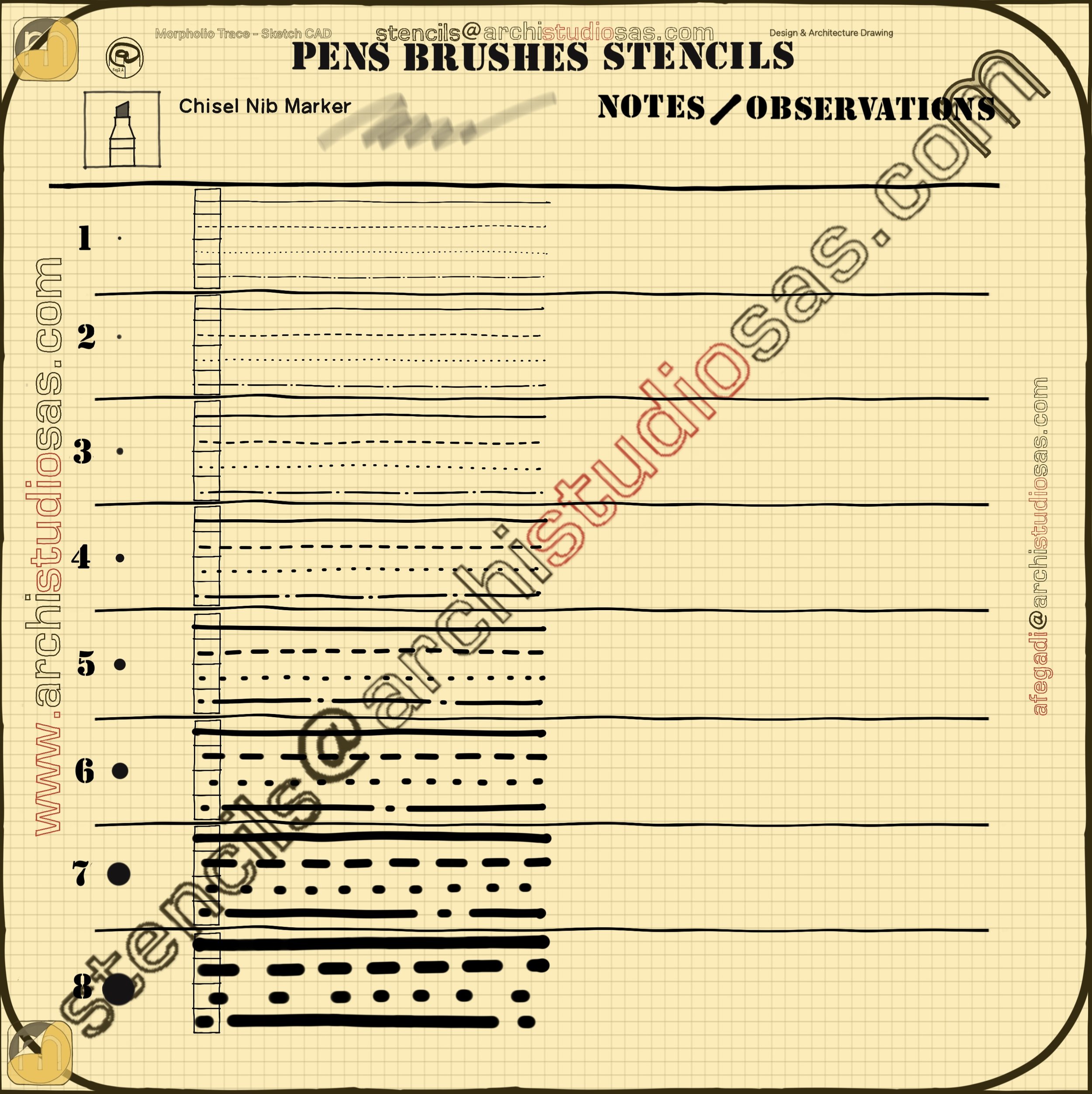 Pens Brushes Stencils_12 Chisel Nib Marker.jpg