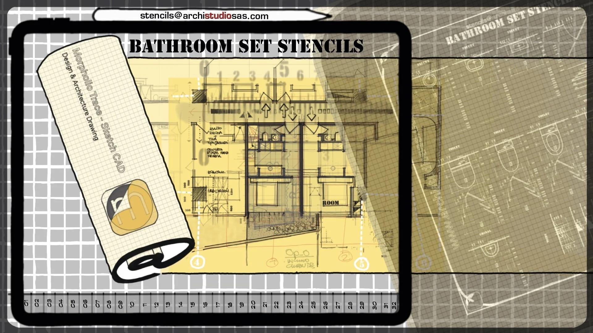 Bathroom Set Stencils.jpg