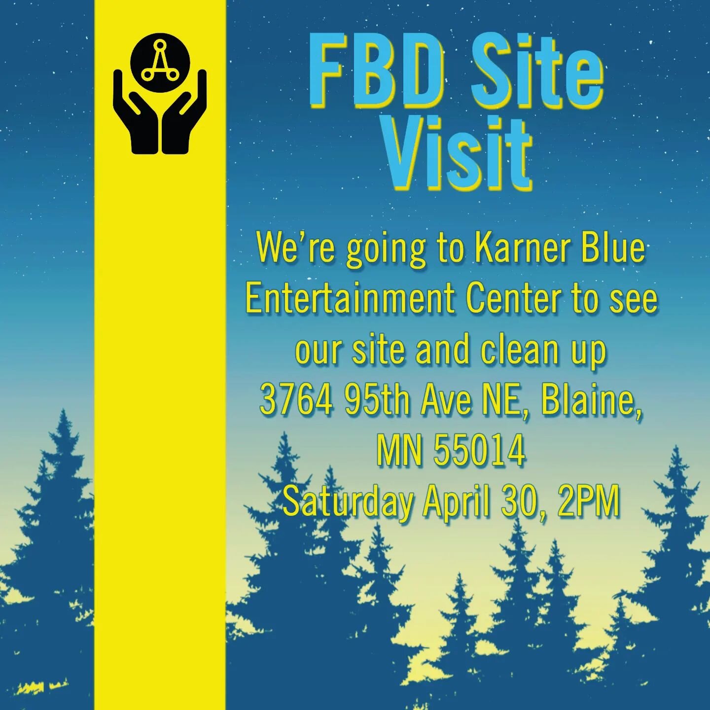 We're going to our client, Karner Blue Education Center this Saturday to clean up and see where we'll be working! Join us!
