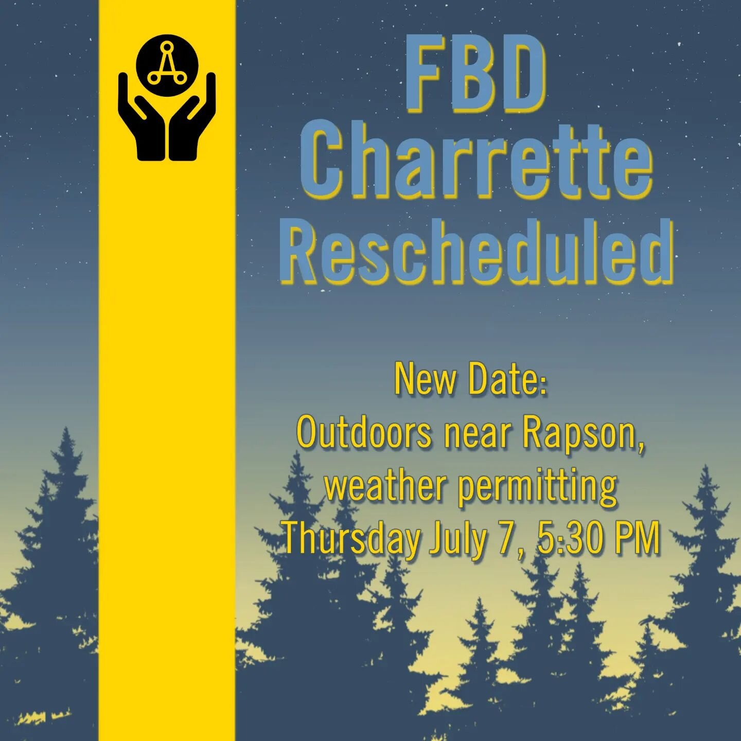 Given the current potentially dangerous situation near Rapson Hall, we don't feel comfortable holding our meeting at the current time. We're delaying The final charrette by a week. Stay safe out there.