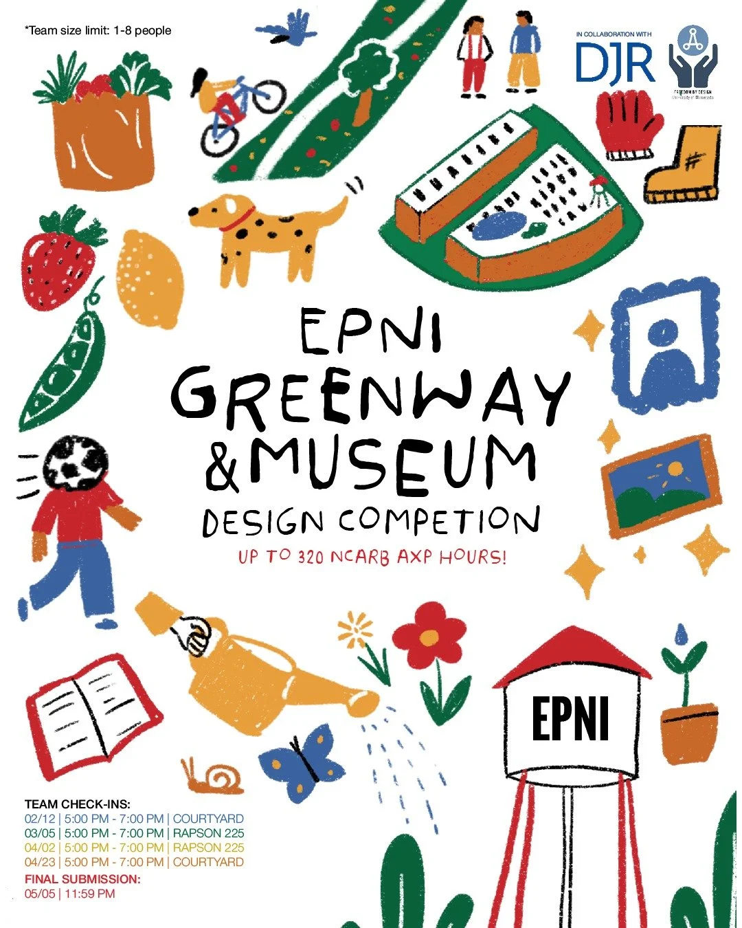 Freedom by Design is excited to launch the &ldquo;East Phillips Neighborhood Institute Greenway and Museum&rdquo; design competition!📣‼️

This competition invites students to craft innovative designs for either the greenway, the museum, or both port