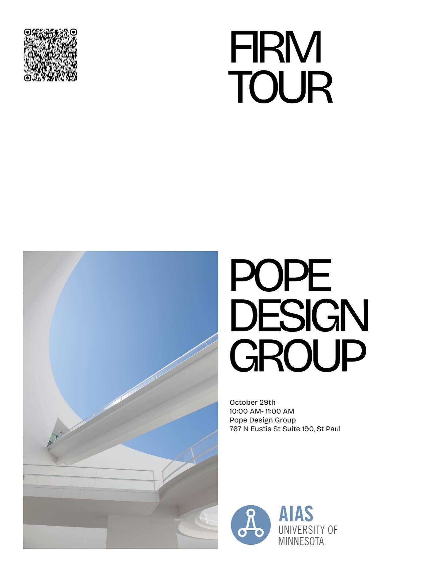 Please join us for a firm tour of Pope Design Group on October 29th! 
Link to RSVP is in our LinkTree!