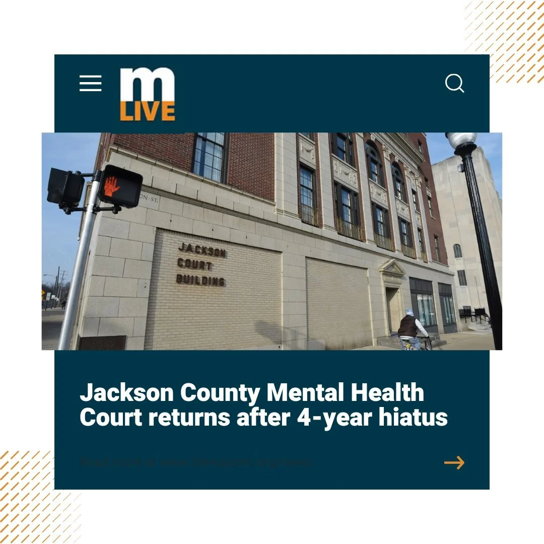 𝗝𝗔𝗖𝗞𝗦𝗢𝗡 𝗖𝗢𝗨𝗡𝗧𝗬 𝗠𝗘𝗡𝗧𝗔𝗟 𝗛𝗘𝗔𝗟𝗧𝗛 𝗖𝗢𝗨𝗥𝗧 𝗥𝗘𝗧𝗨𝗥𝗡𝗦 𝗔𝗙𝗧𝗘𝗥 𝟰-𝗬𝗘𝗔𝗥 𝗛𝗜𝗔𝗧𝗨𝗦
JACKSON, MI &mdash; The Jackson County Mental Health Court is back four years after funding and staffing for the program ran dry amid 