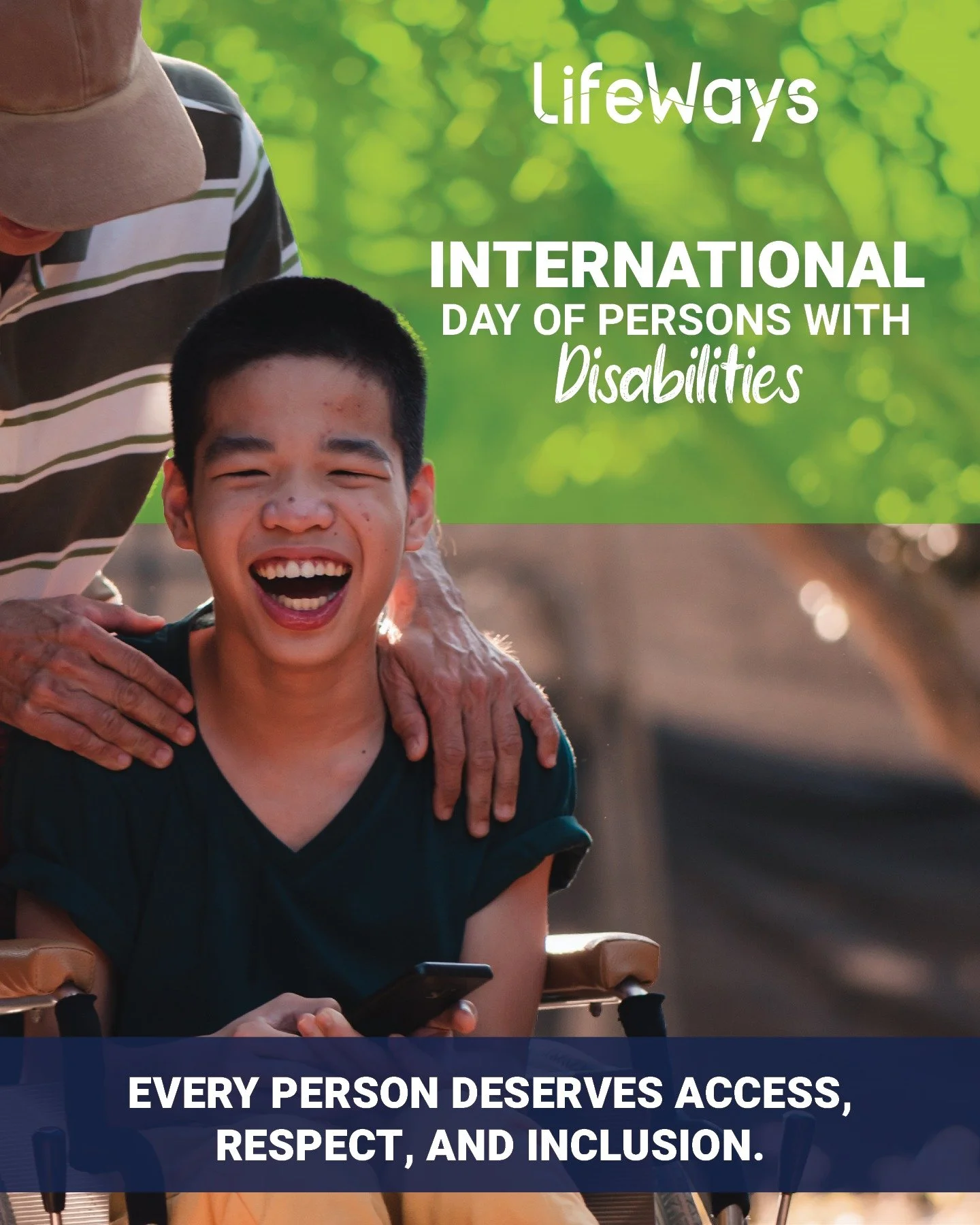 𝗜𝗻𝘁𝗲𝗿𝗻𝗮𝘁𝗶𝗼𝗻𝗮𝗹 𝗗𝗮𝘆 𝗼𝗳 𝗣𝗲𝗿𝘀𝗼𝗻𝘀 𝘄𝗶𝘁𝗵 𝗗𝗶𝘀𝗮𝗯𝗶𝗹𝗶𝘁𝗶𝗲𝘀
Today, we recognize and celebrate the strengths, voices, and contributions of people with disabilities in our communities. International Day of Persons with Disab