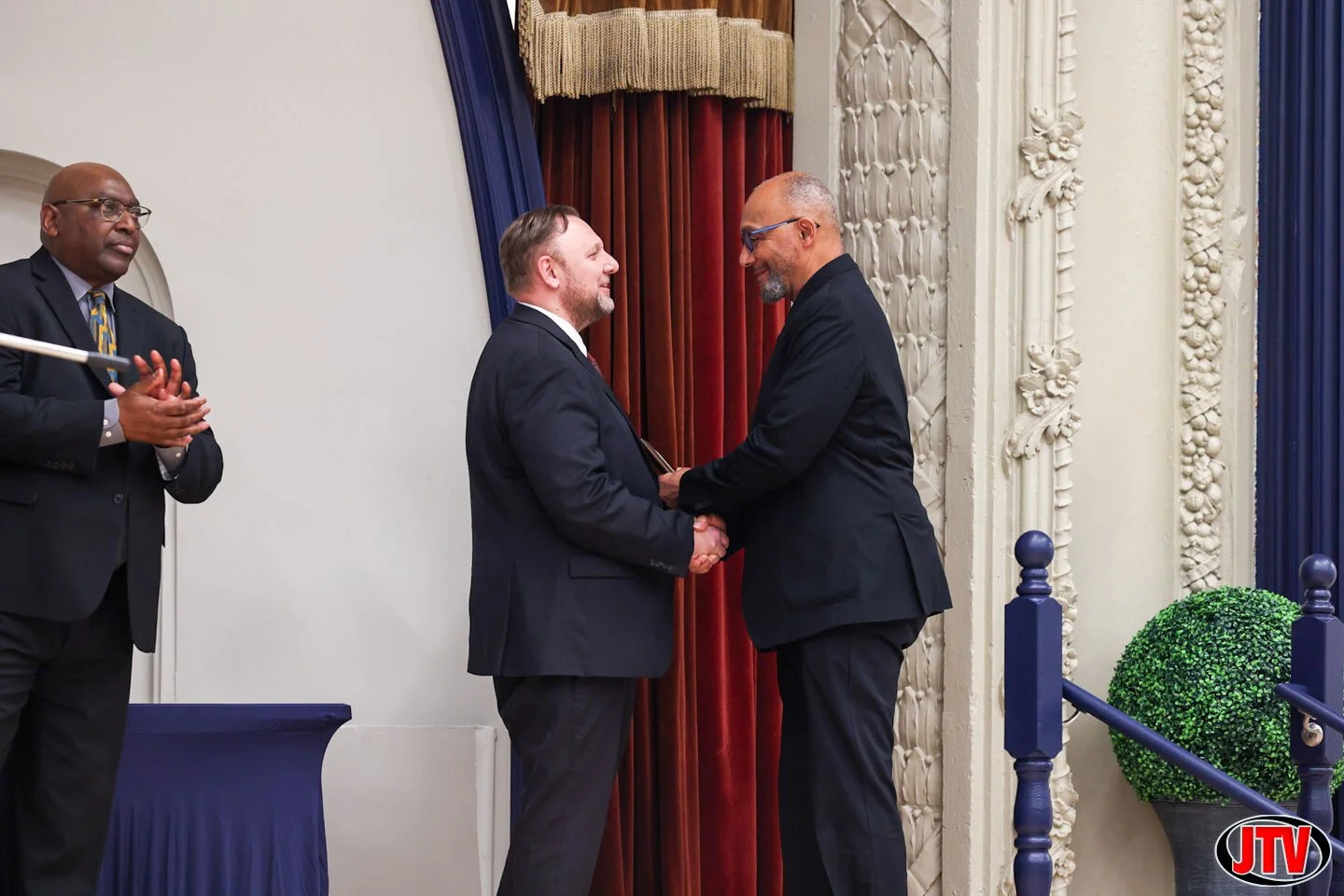 A proud moment at last night&rsquo;s City of Jackson State of the City Address.
 
Congratulations to Maribeth Leonard, former LifeWays CEO, Edward Woods, LifeWays Board Member, and Michael Thompson, CEO of Segue, Inc., a LifeWays provider, on being h