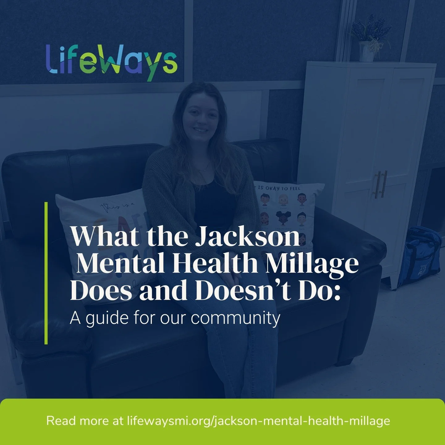 The Jackson County Mental Health Millage was created to expand access to care, especially for individuals who may not have adequate coverage.
It works alongside other funding sources to support services across the community, from crisis care to local