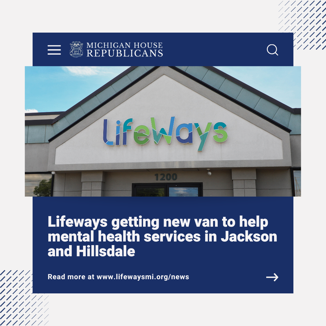 Lifeways getting new van to help mental health services in Jackson and Hillsdale