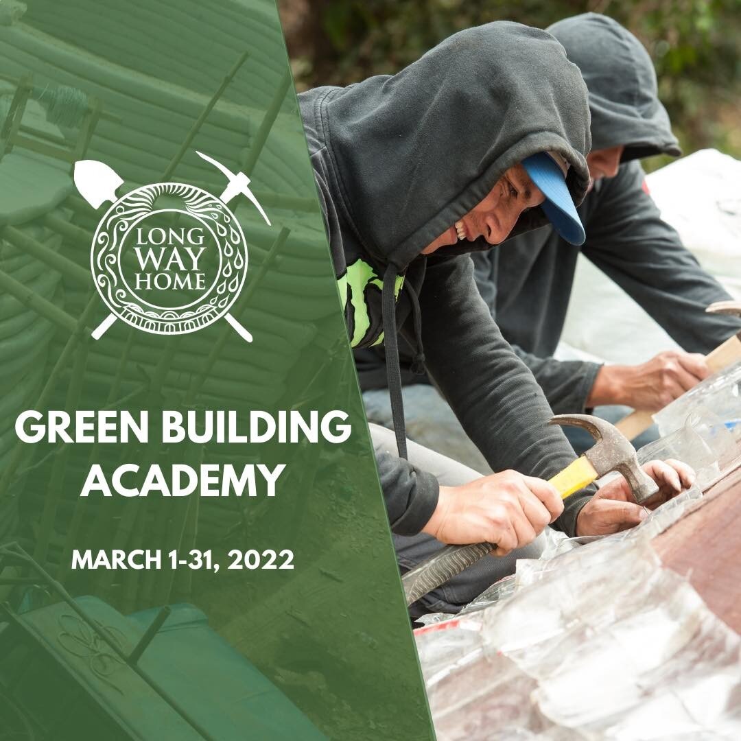 (EN) 🔈REMINDER 🔈 

We are currently accepting applications for the March 2022 Green Building Academy ⚒🌿

The GBA is our exclusive 4-week intensive course, designed for people who want to delve into #greenbuilding and construction topics, taught by