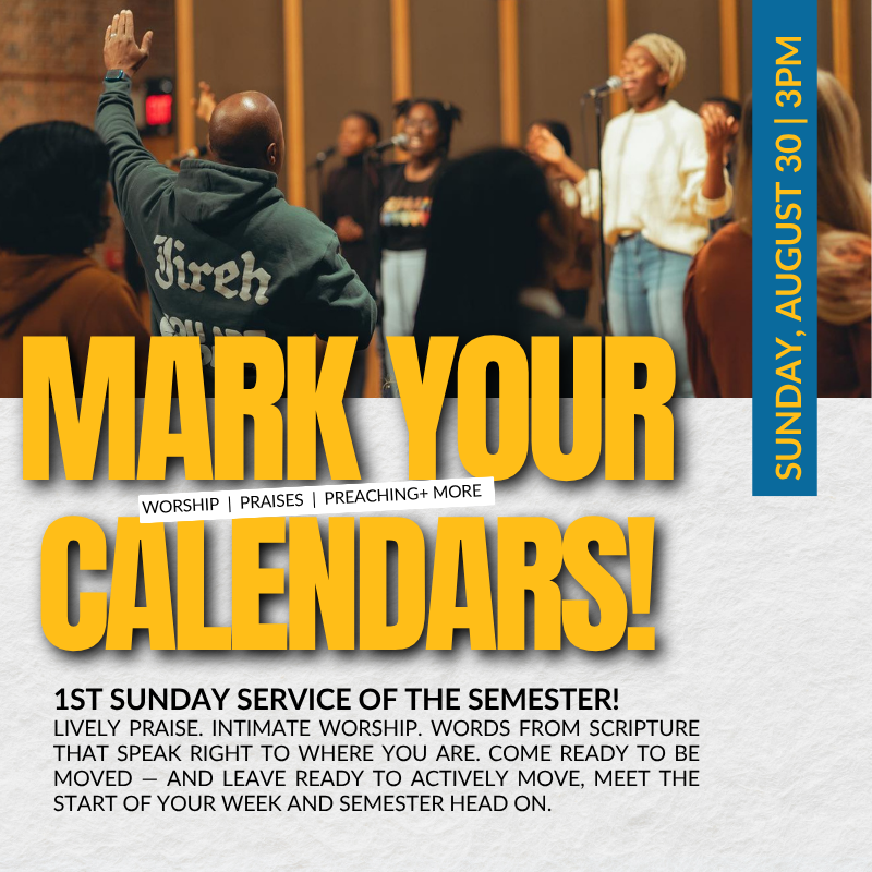 1st Worship Gathering of the semester