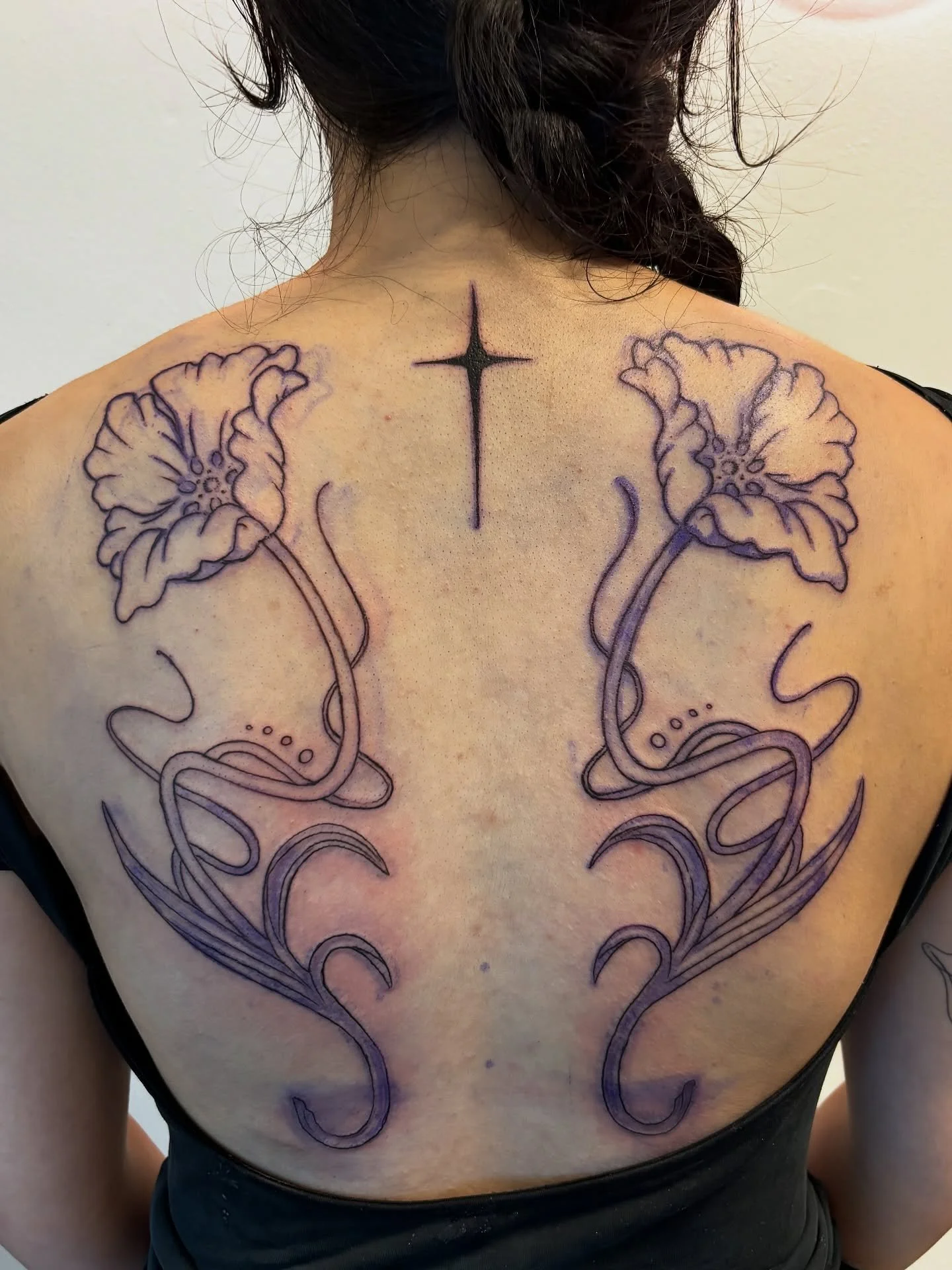 yall im sooo stoked to get started on this backpiece with mara ((: thanks a ton for your trust &amp; patience with the process !! you sat like a champ and i look forward to shading next time ✰