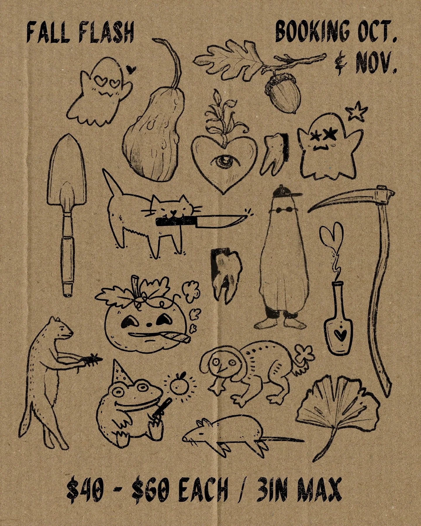 First day of fall yall 🍂 these designs are available and discounted for appointments in October &amp; November (: last slide or link in bio to send a request- thanks for looking &amp; hope to have you in this season!