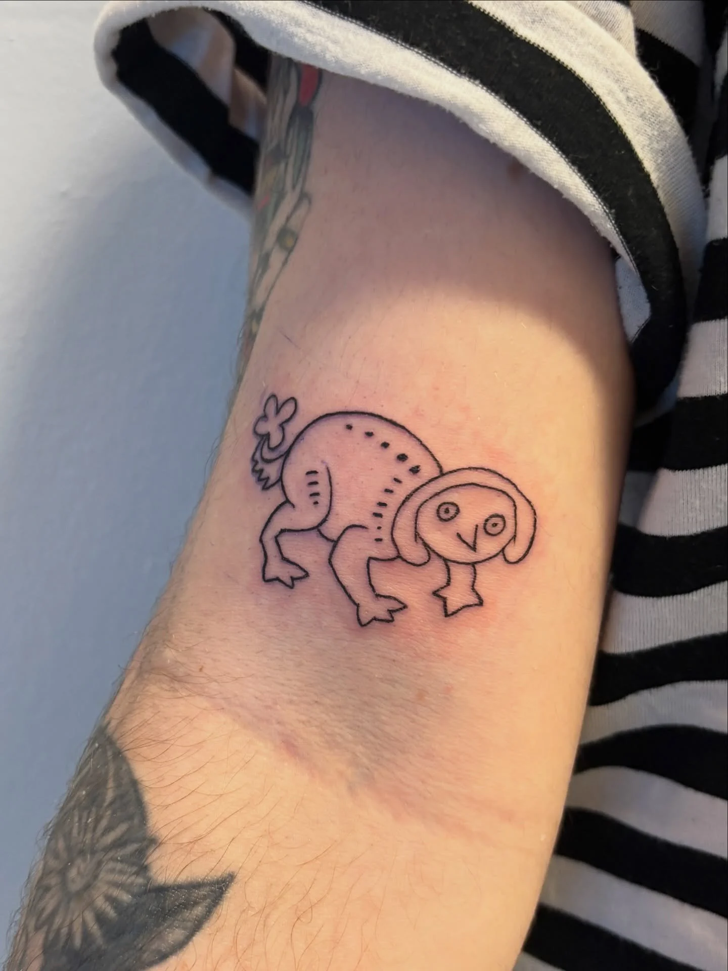 a weird &amp; wonderful guy along with a tiny tooth for emery ✨ it was so cool hanging &amp; having you in the studio!! Thanks again for picking these pieces up ((: