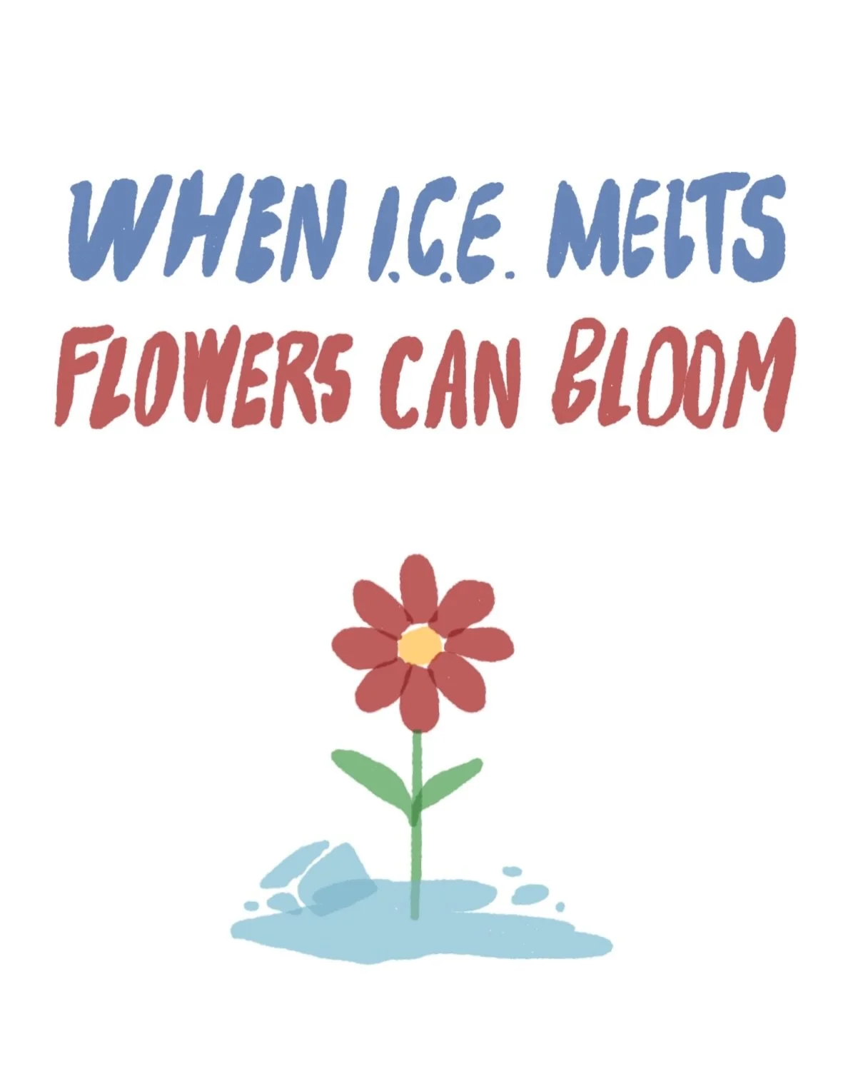 envisioning a future where love melts away the cold and a new garden can grow