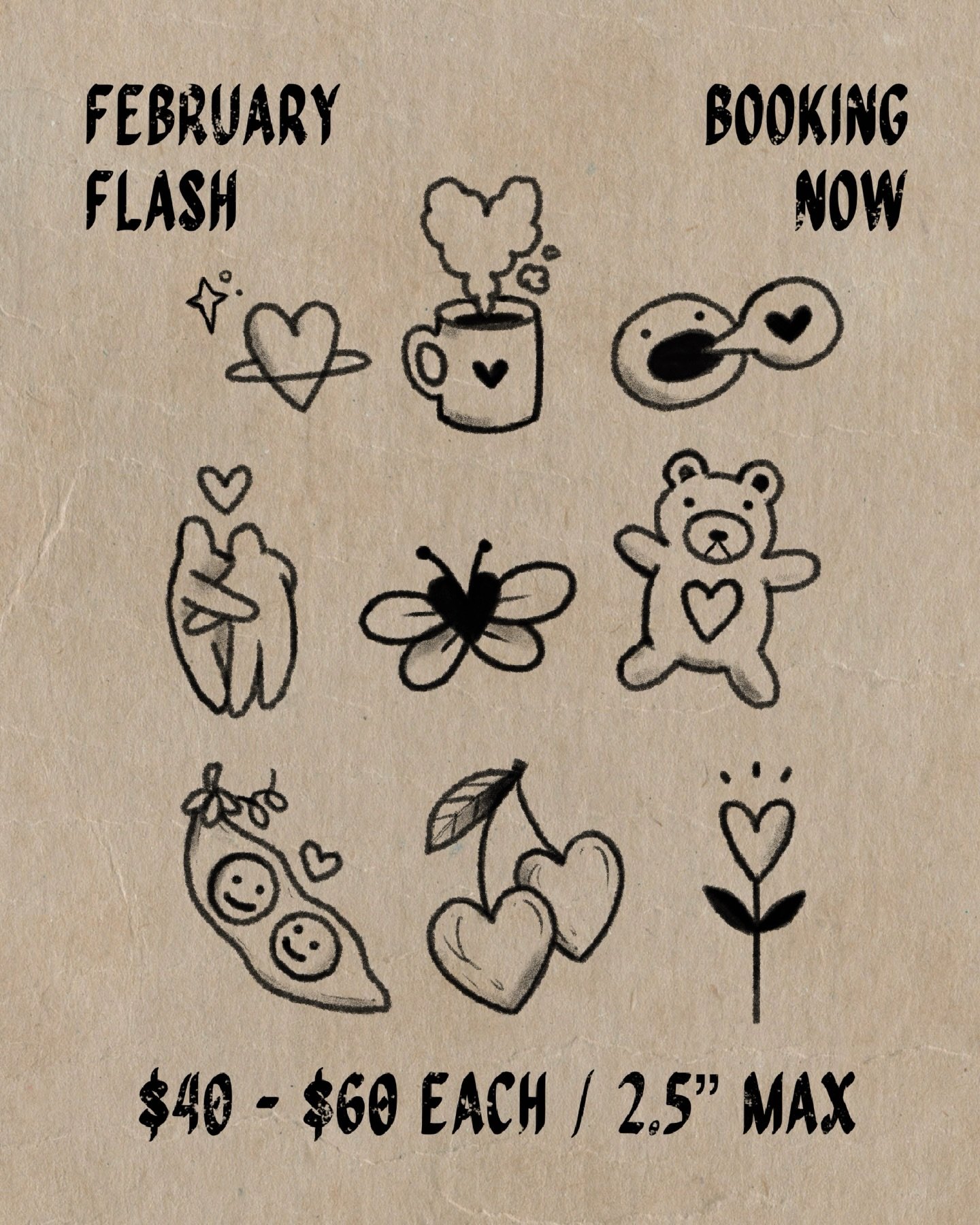 hi these designs are available and repeatable until the end of the month (: swing by @softspottattoos with your lover, pal or rad self and pick up a new piece before the weather warms up! thanks for looking, hope to see you in and take care out there