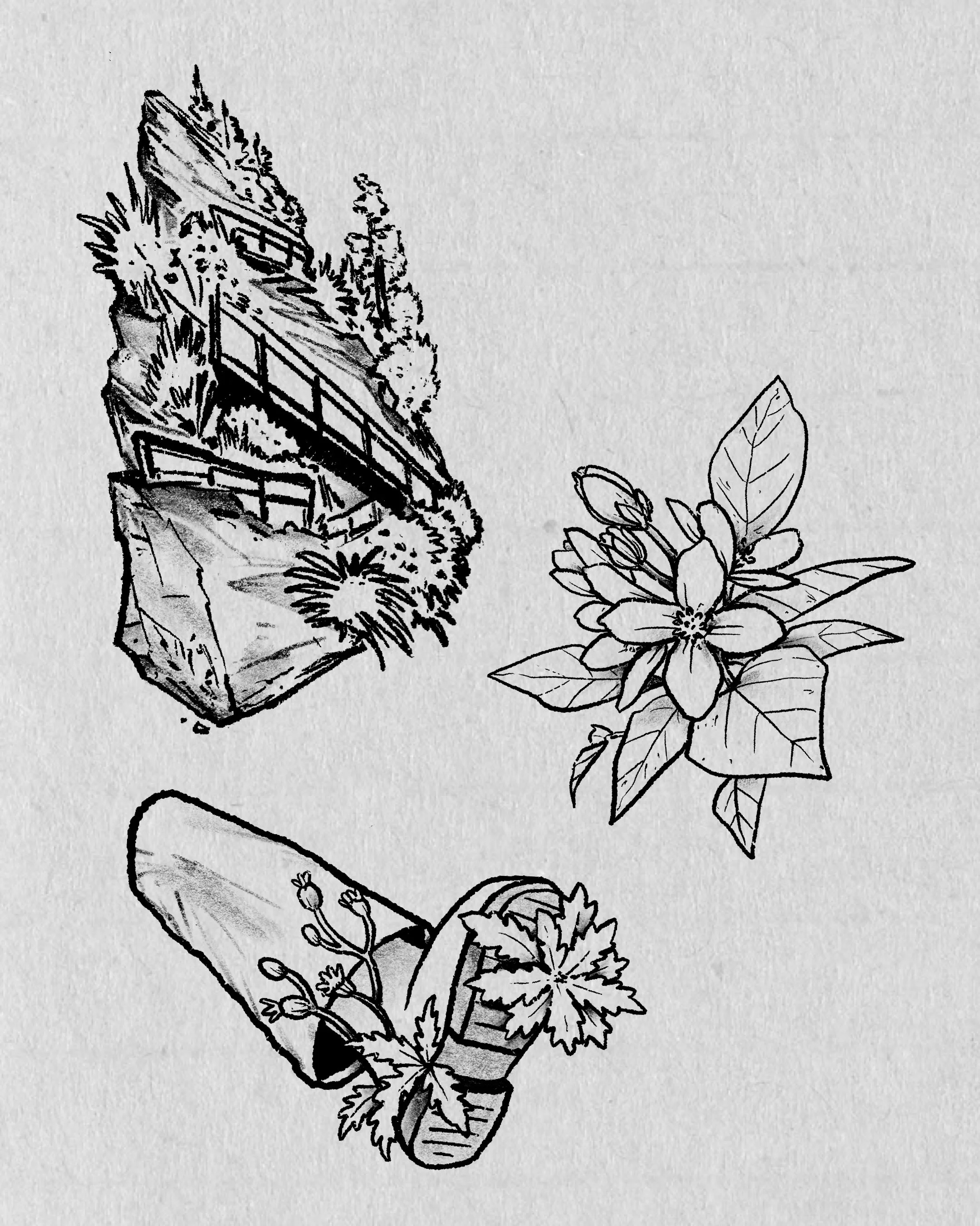 Flash from a hike Mack &amp; I took in the gorge ☼♡ I&rsquo;m constantly grateful to live in such a beautiful biome ((: if you need some new ink before your next hike/climb/camping trip you can pick these up via link in my bio!
