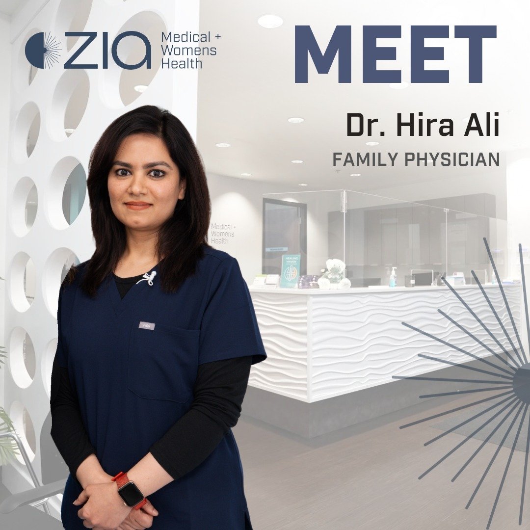 Meet Dr. Hira Ali, your compassionate family physician at Zia Medical + Women's Health Clinic. With a dedication to holistic care and a heart for her patients, Dr. Ali is here to guide you on your journey to wellness. 💖👩&zwj;⚕️