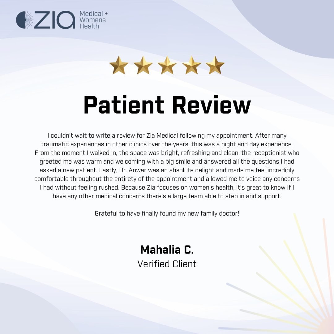 Cheers to Mahalia C. for sharing her positive experience at Zia Medical Clinic! 🌟 We're thrilled to be part of your health and wellness journey. Here's to many more moments of excellent care! 🎉 #PatientLove #ZiaWellness #HealthcareHappiness

Visit 
