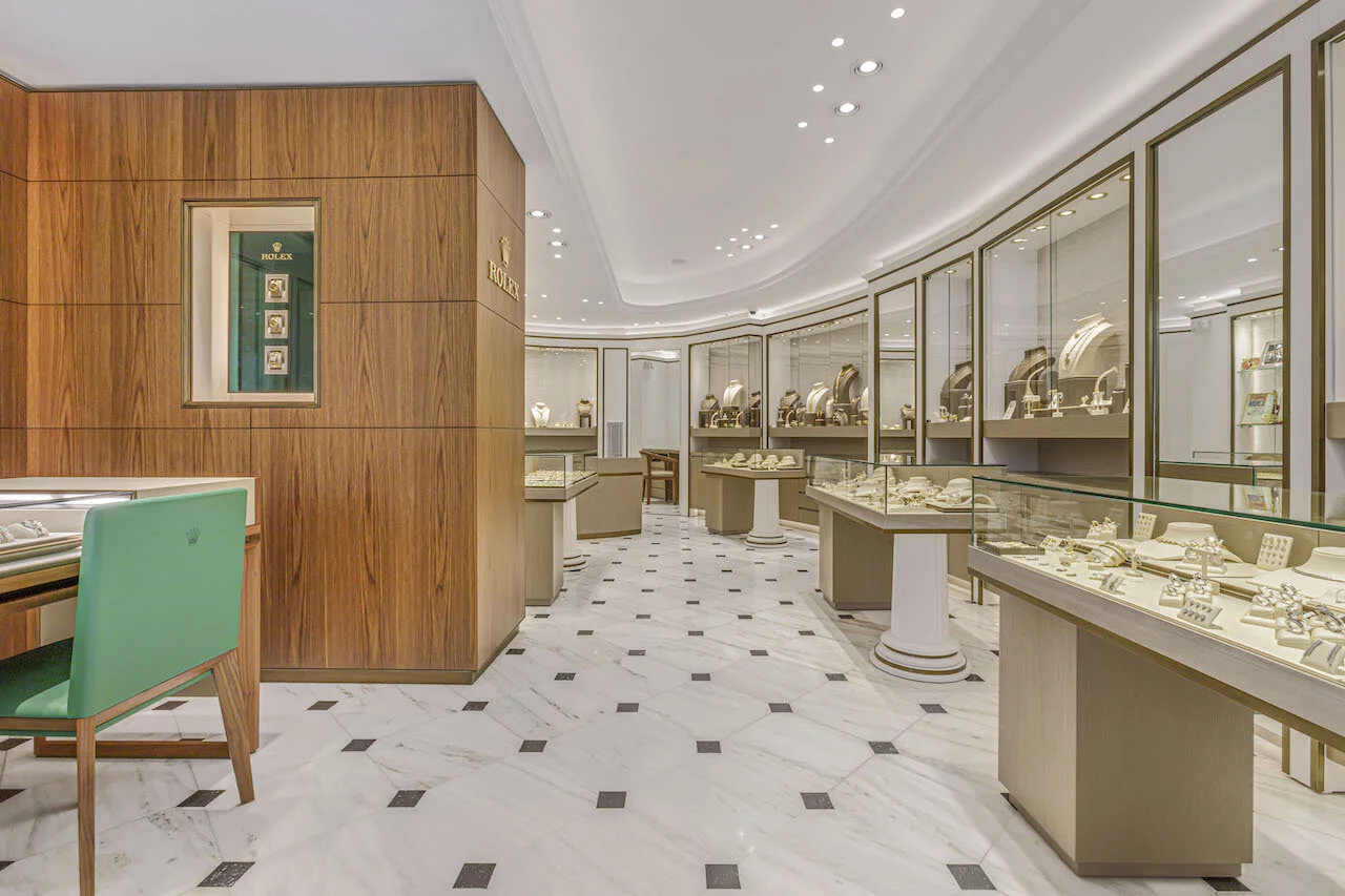 Rolex Watches Distributor in Athens Greece.  Rubys by Sergios. Interior Photography by Dimitrios Sofianopoulos for Rolex International