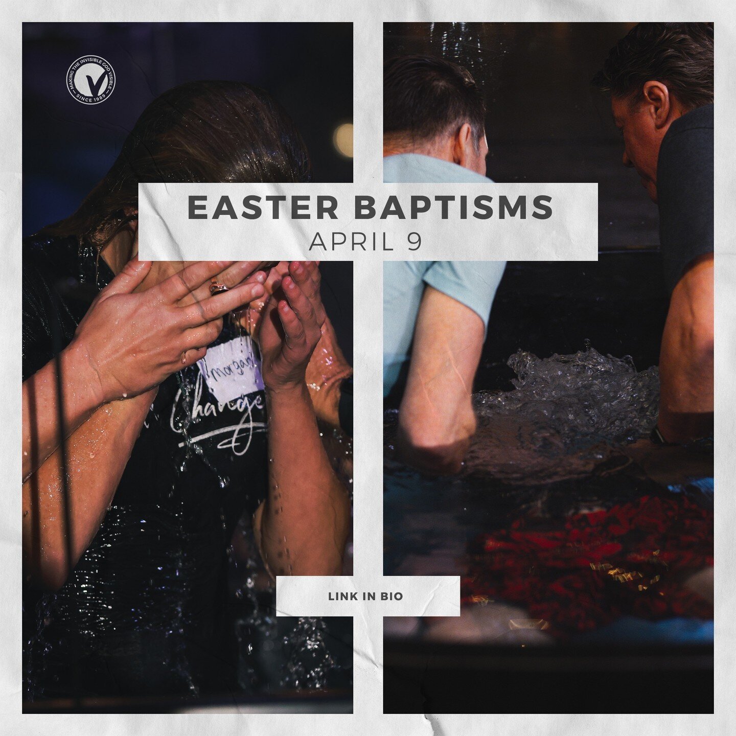 We're having baptisms as part of our Easter Sunday! Sign up today at the link in bio or https://buff.ly/31YK7U4