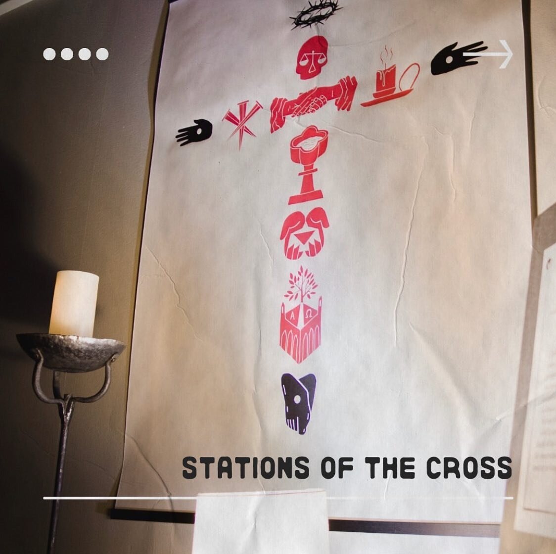 Today is the last day for our stations of the cross, and we have a little PSA. 

The hours are 9am-5pm, but due to a scheduling conflict there will be a choir practicing in the Sanctuary from 2:30pm. 

We encourage you to go before 2:30pm if at all p