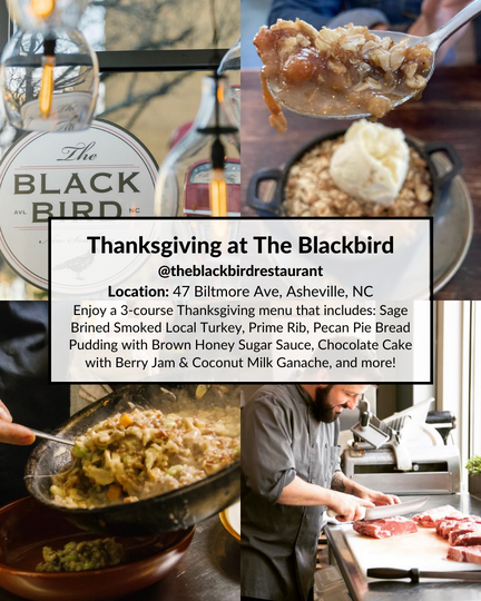 Restaurants Open on Thanksgiving in Asheville & Pre-order Meals