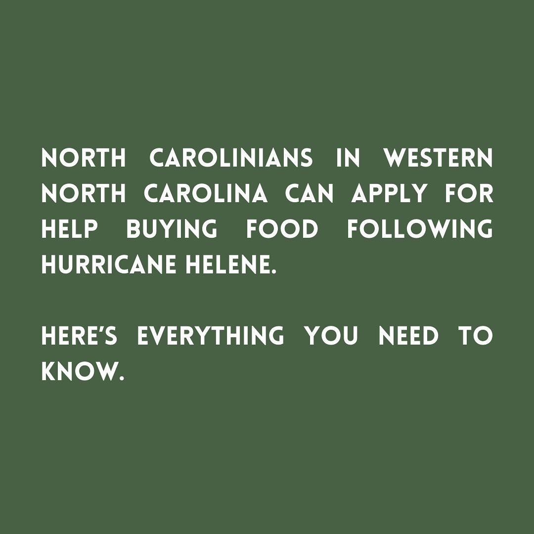 Repost from @blairmeeks 🫶

 ➡️ PLEASE share this because there are only a few more days to apply and most people are being approved! 👏

If you live in Buncombe County, you can apply at Buncombe County Health and Human Services located at 40 Coxe Av