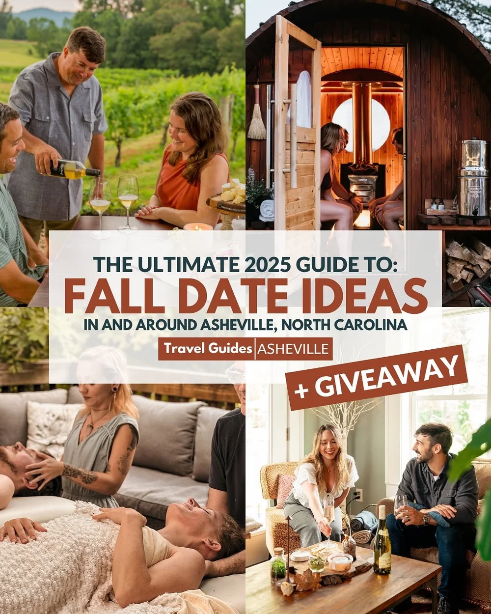 𝐓𝐡𝐞 𝐔𝐥𝐭𝐢𝐦𝐚𝐭𝐞 𝟐𝟎𝟐𝟓 𝐆𝐮𝐢𝐝𝐞 𝐓𝐨: 𝐅𝐚𝐥𝐥 𝐃𝐚𝐭𝐞 𝐈𝐝𝐞𝐚𝐬 𝐢𝐧 𝐚𝐧𝐝 𝐚𝐫𝐨𝐮𝐧𝐝 𝐀𝐬𝐡𝐞𝐯𝐢𝐥𝐥𝐞, 𝐍𝐨𝐫𝐭𝐡 𝐂𝐚𝐫𝐨𝐥𝐢𝐧𝐚 🍂✨

+ $250 Gift Card(s) Giveaway - details below 👀
++ Special discounts for TGA followers!

𝐇𝐨