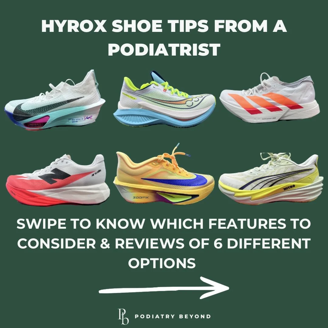 Less than 8 weeks out from HYROX Brisbane &amp; we have been deep in the world of HYROX shoe research 🤓. 
 
Swipe across &amp; save this post for when you go shoe shopping or share with your HYROX buddies ➡️➡️

Remember that your choice of footwear 