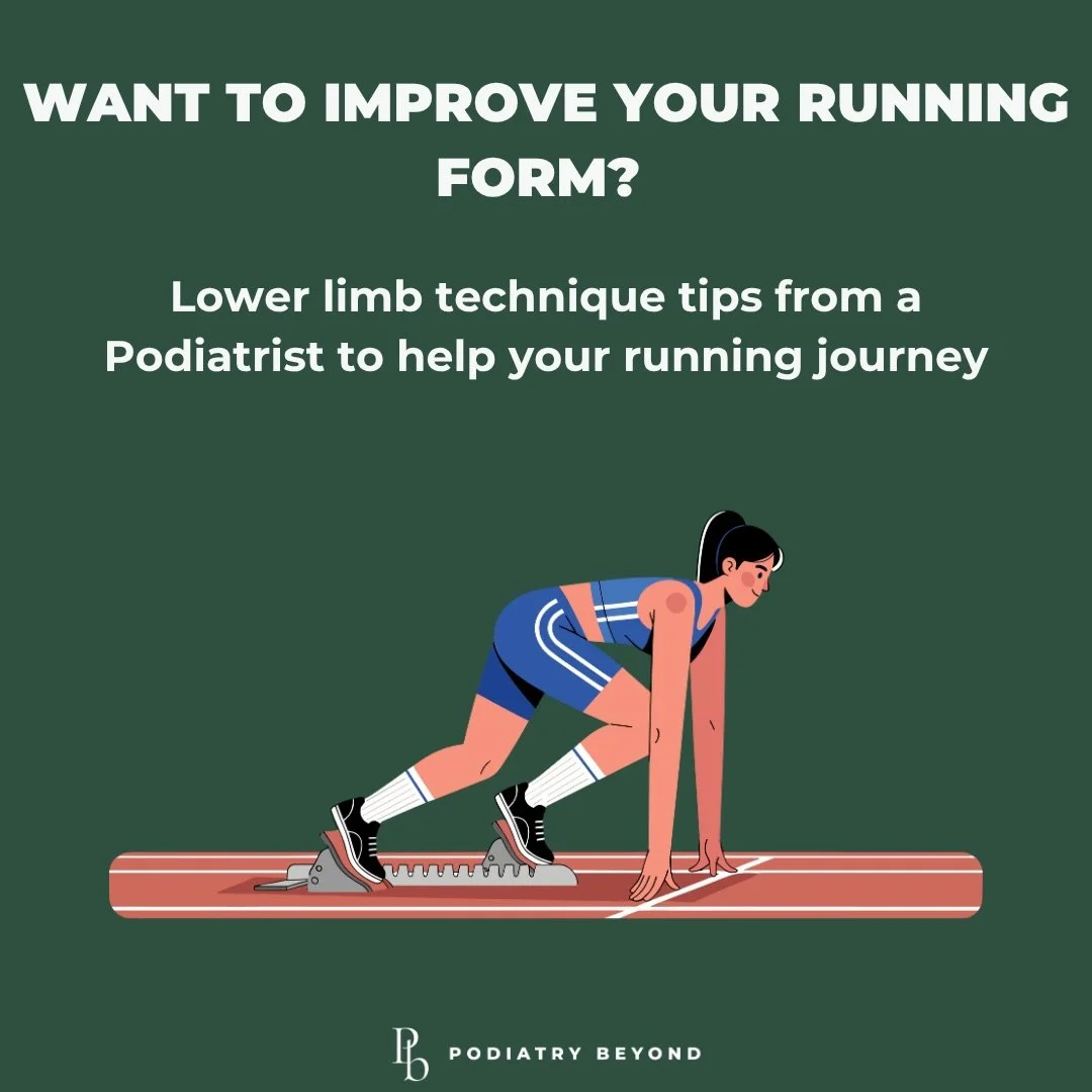 Want some tips to improve your running form 🏃🏻&zwj;♀️🏃🏻? 
Slide across to learn about key elements of running that can have a major impact on how you run. 

We cover landing position, foot strike position, cadence, using your hips more, &amp; kee