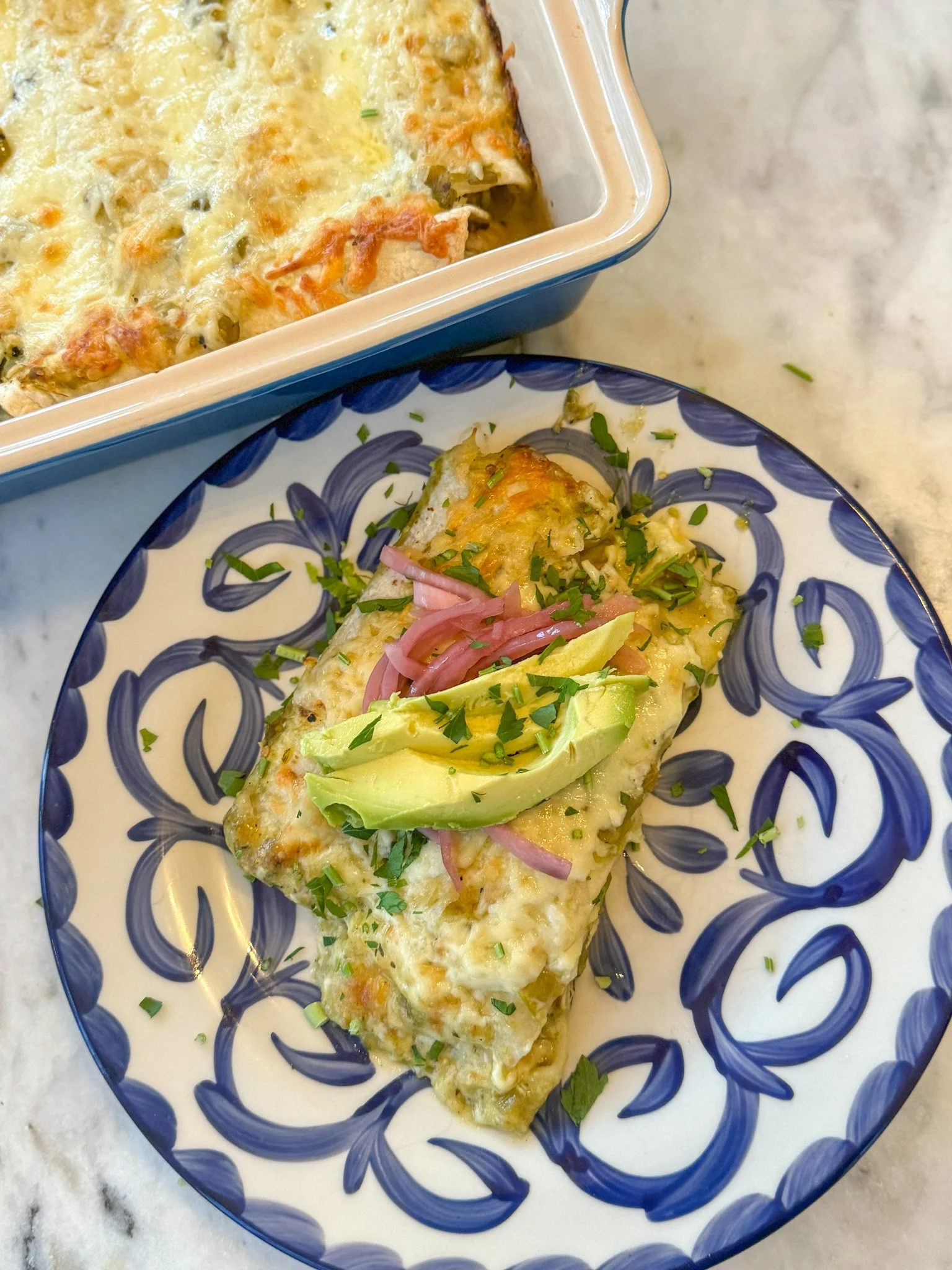 Salsa Verde Enchiladas 