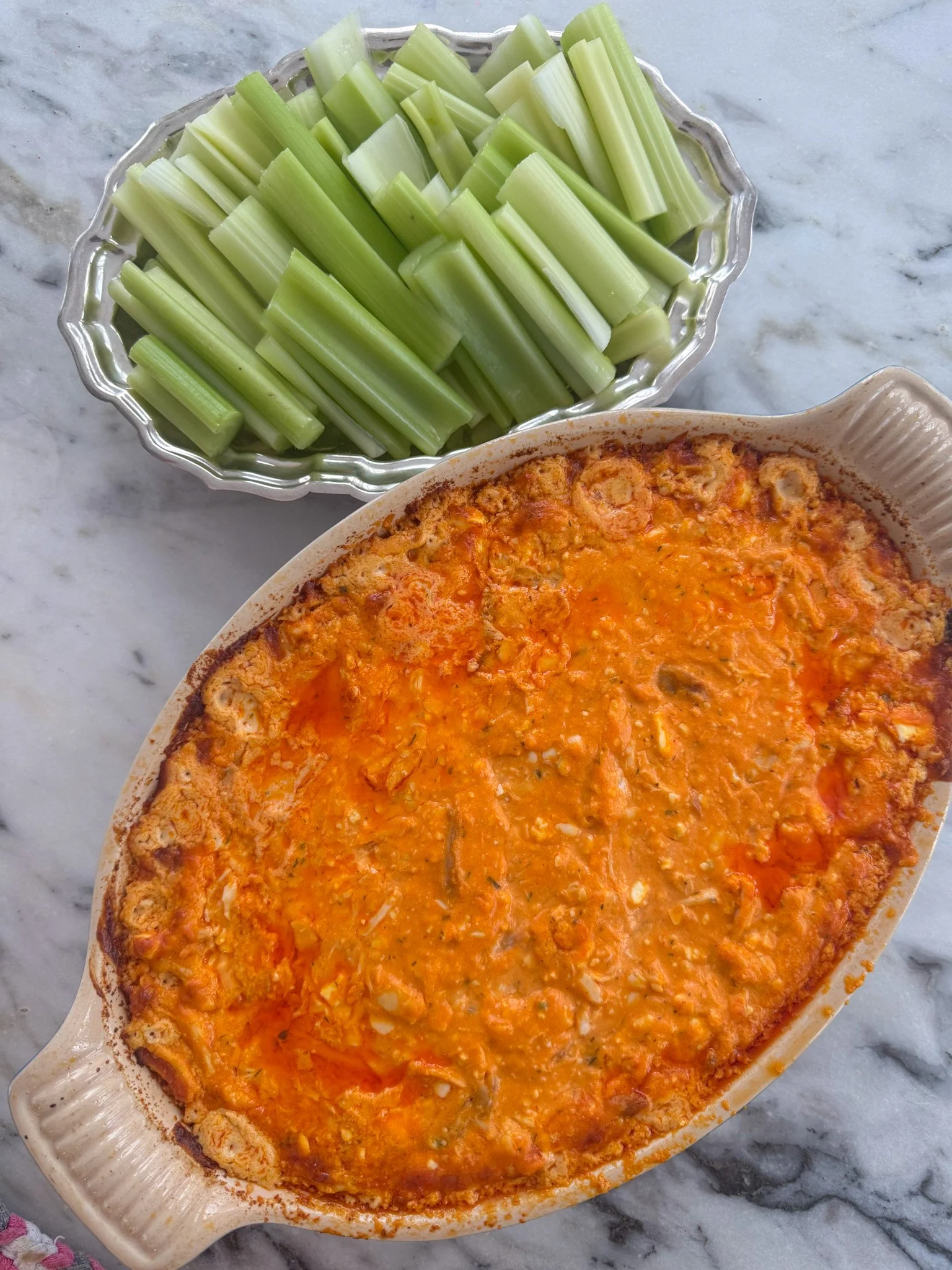 Fancy Buffalo Chicken Dip