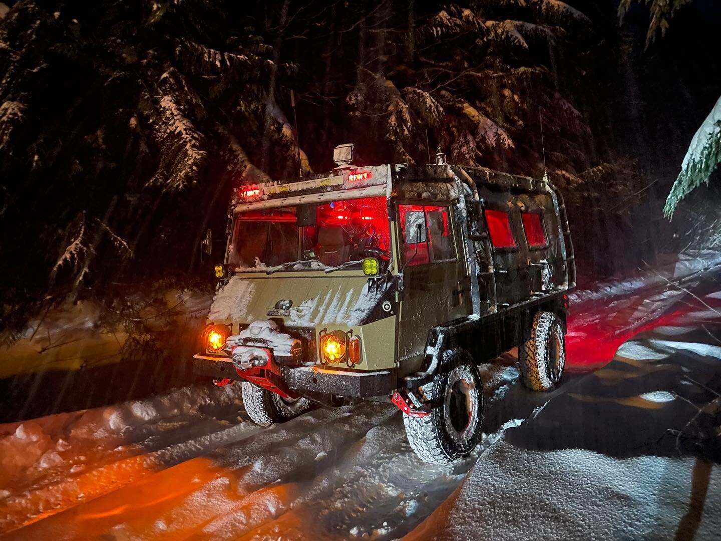 Hosted a training session for our 4x4 unit and Animal Rescue Team today. Started with a recovery clinic then took them up the pass to practice their skills in the snow. Good day. 

Never stop training, or learning..
 

&ldquo;Built to serve, that oth