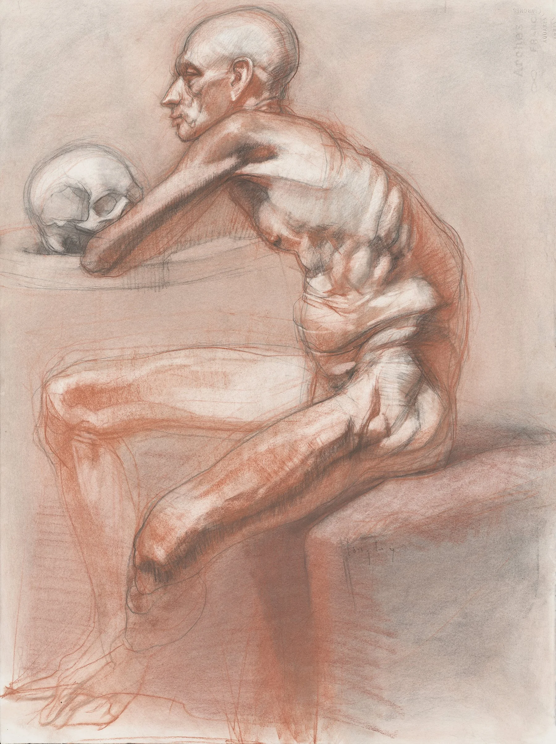 11 langley anatomie serie Jerome in meditation.jpg