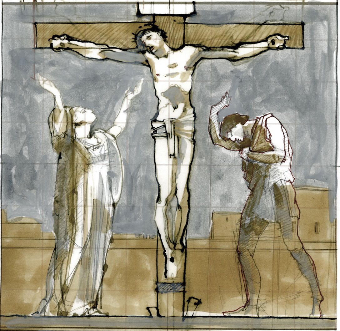 Station XII -- Crucifixion of Christ Pen