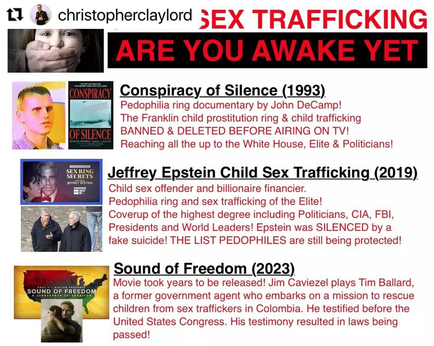 Silenced by the Elite! I have exposed this for over 20 years now and of course my videos were BANNED and my YouTube channel was deleted with 42k subscribers! I hope everyone is waking up finally! I exposed Pedophilia in Holywood movies and children f