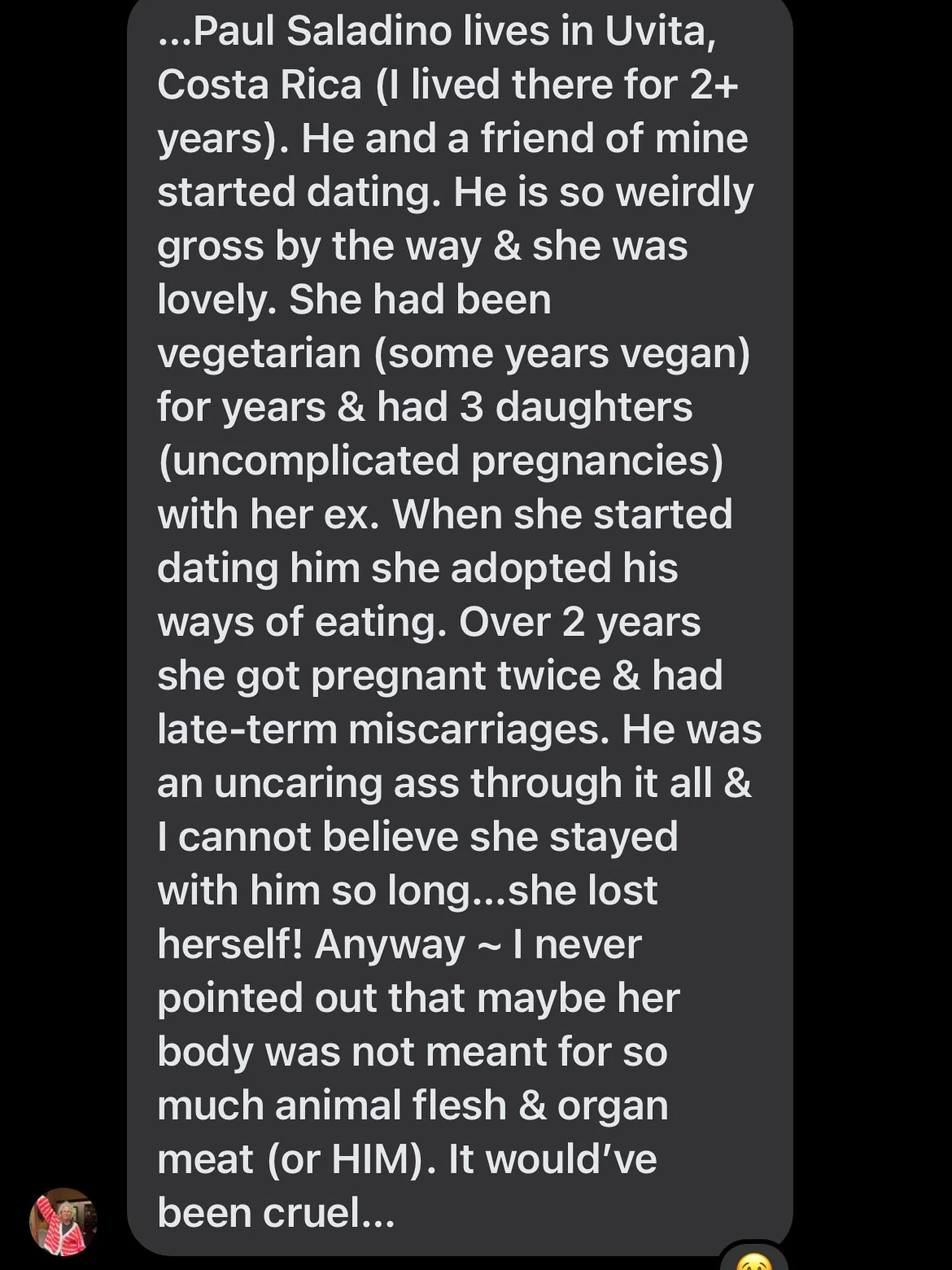 Message i got. Poor girl. Goddamn you paul saladino. 
See my full film exposing them all 
Links in bio. 
https://youtu.be/OE3u0Cp-sII?si=UbT7Qj3PtMntXP59 

@Liftingtheveilofficial is now on all social media. full video presentations and articles can 