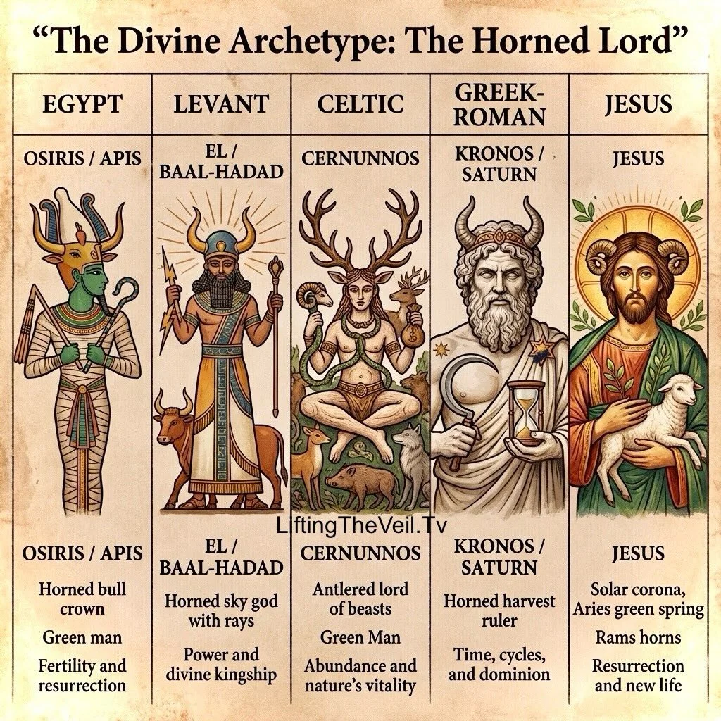 God and his archetypal son
The winter solstice marks the deep pause of the year, when the sun stands still for 3 days, darkness reaches its height and the promise of warmth and brighter days is quietly born in hibernation. Across cultures, this momen