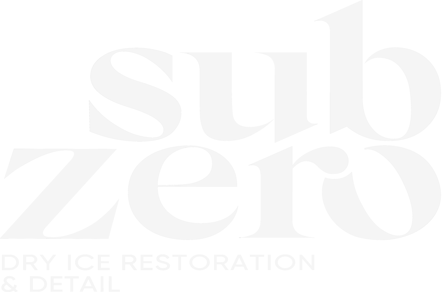 Sub Zero Dry Ice Restoration &amp; Detail