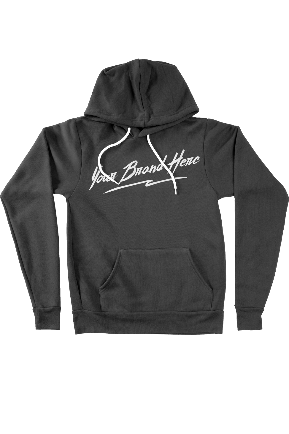 Poly-Blend Pullover Hoodie