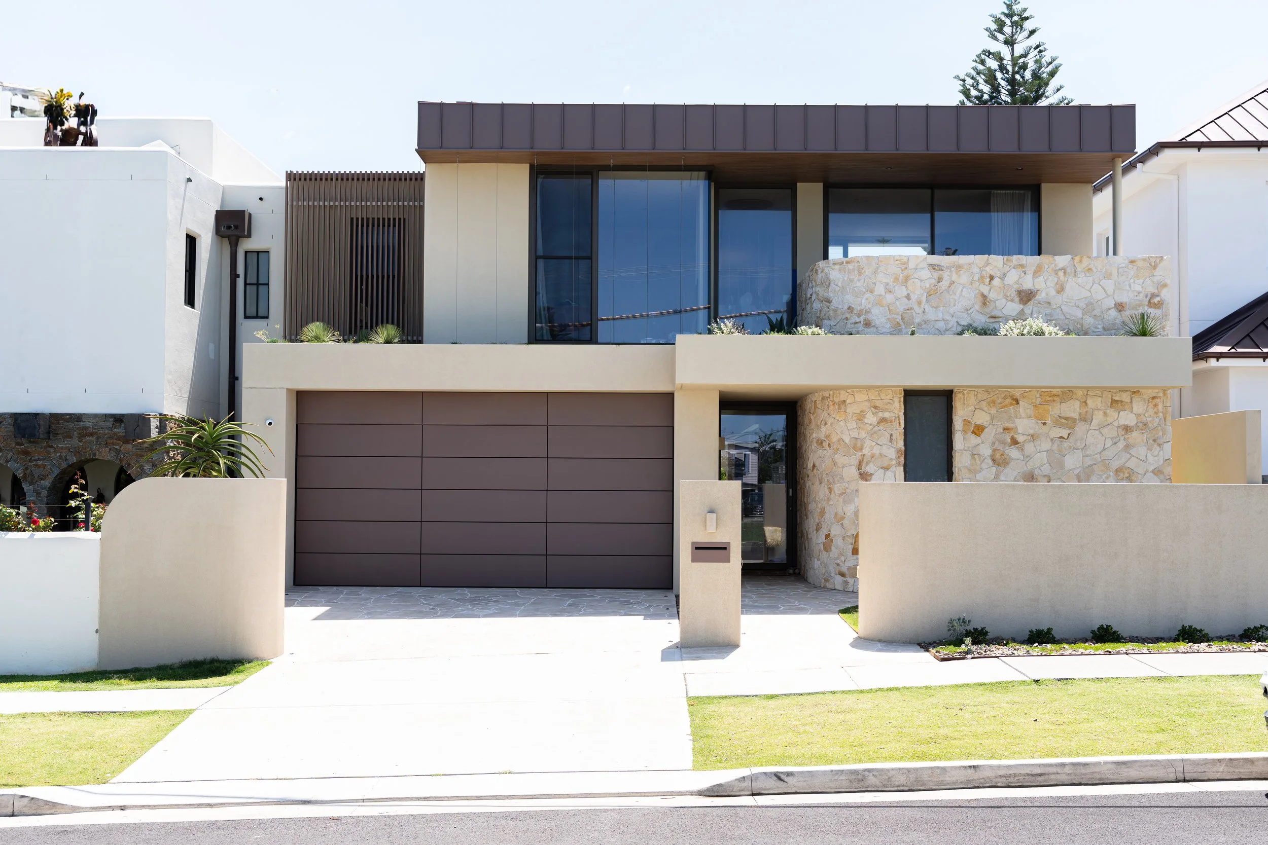 Roof. Cladding/ Garage Door & Letter Box
