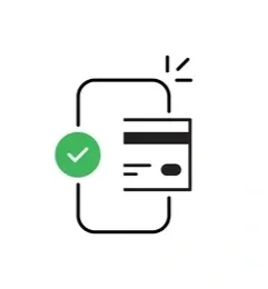 Outline icon of a clothing basket with folded clothes and a T-shirt.